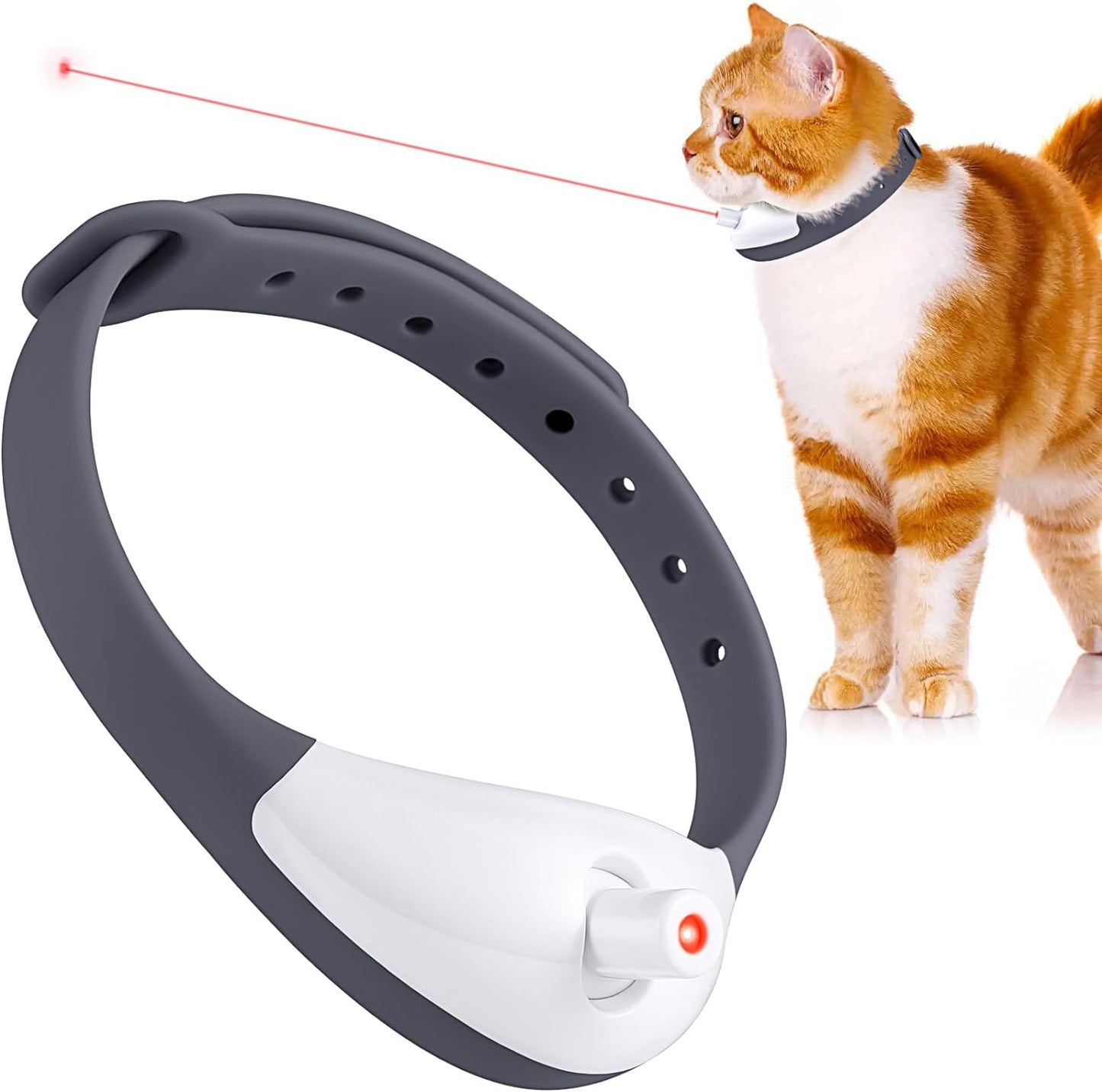 Laserhalsband för katter